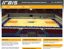 Tablet Screenshot of irbisfitness.com